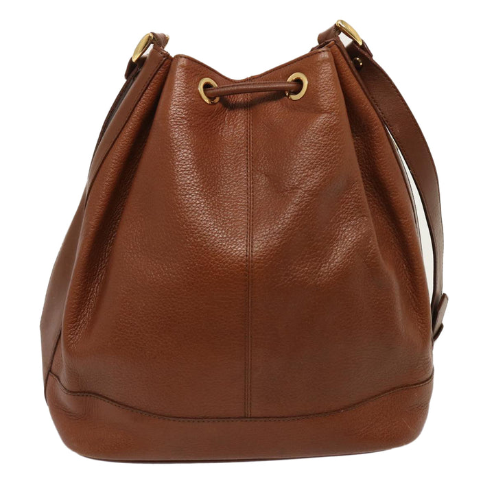 BURBERRYSs Shoulder Bag Leather Brown Auth ep4093