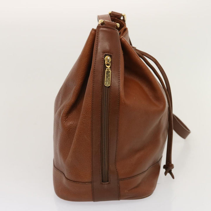 BURBERRYSs Shoulder Bag Leather Brown Auth ep4093
