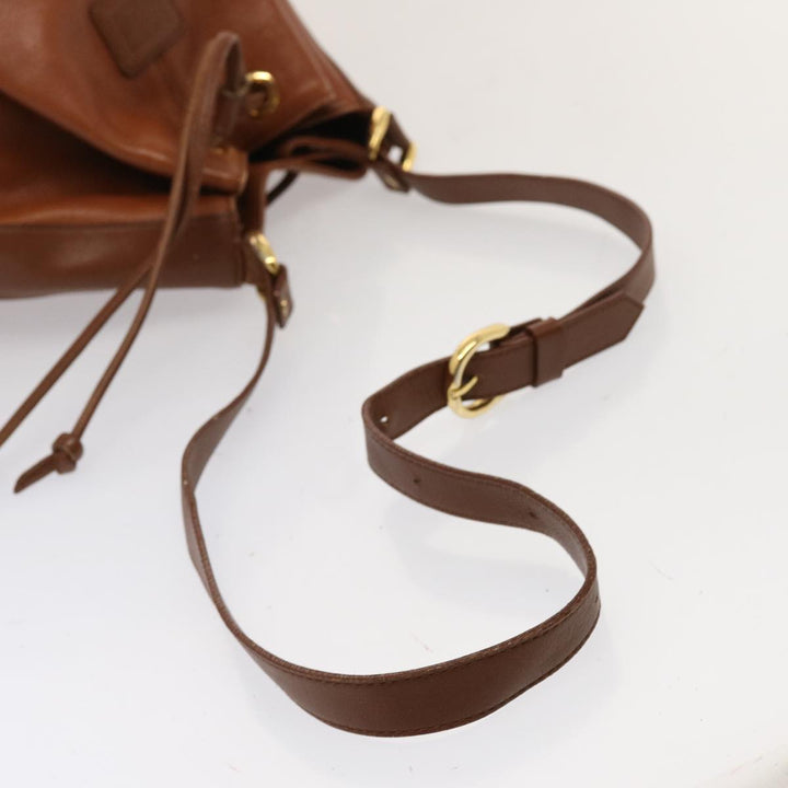 BURBERRYSs Shoulder Bag Leather Brown Auth ep4093