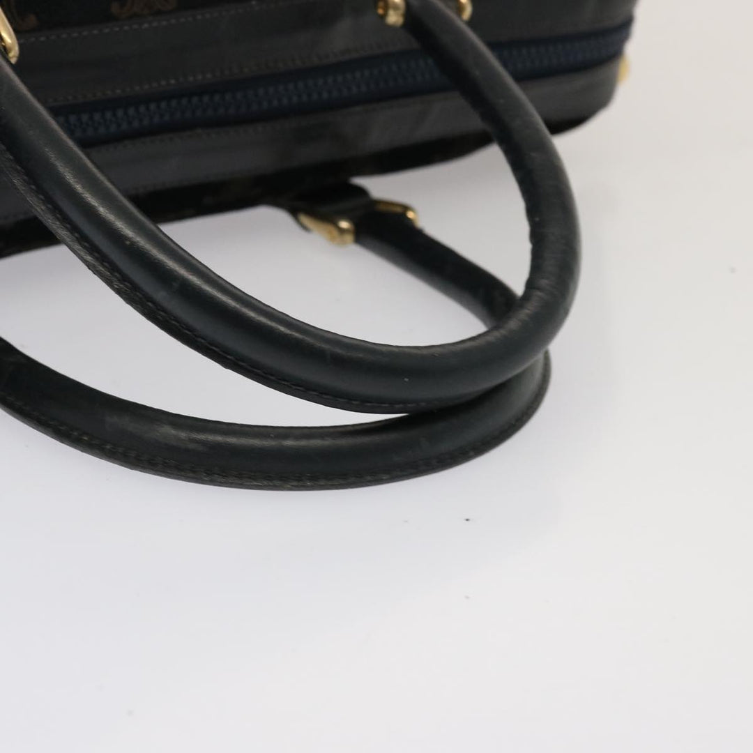 Celine Macadam Canvas Boston Bag Black  ep4156