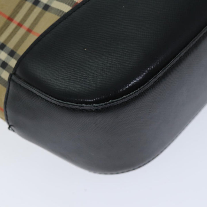 Top Quality BurberrySs Nova Check Tote Bag Canvas Beige Black Auth ep4184