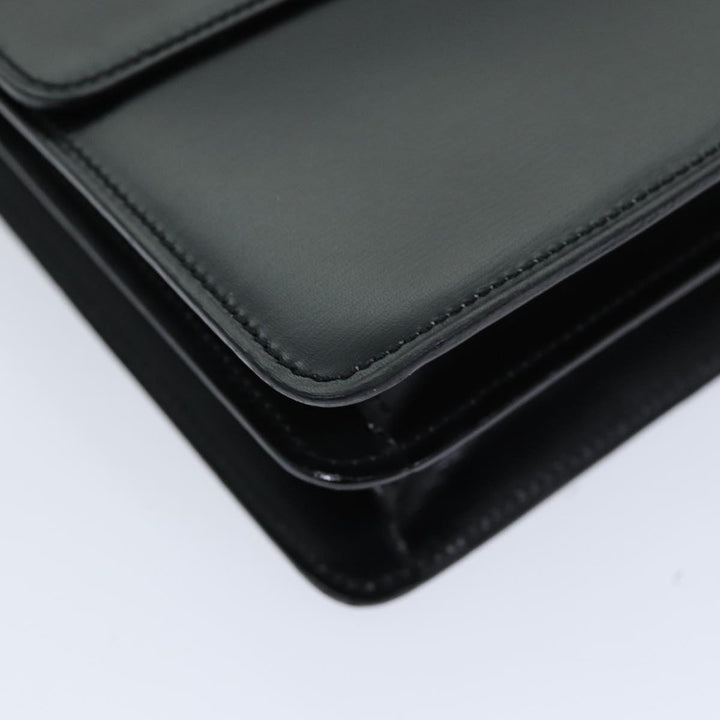 Celine Hand Bag Leather Black  ep4220