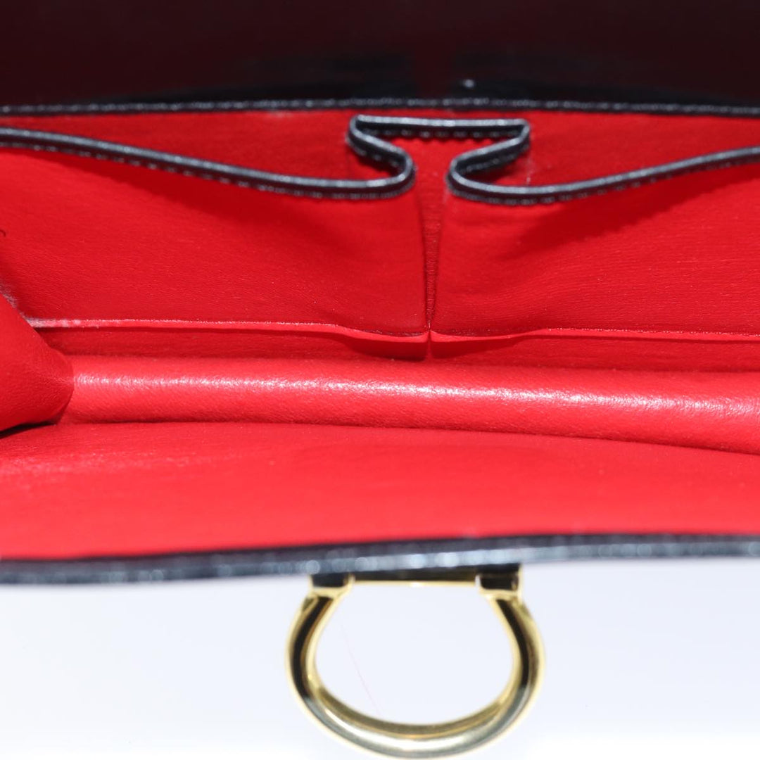 Celine Hand Bag Leather Black  ep4220