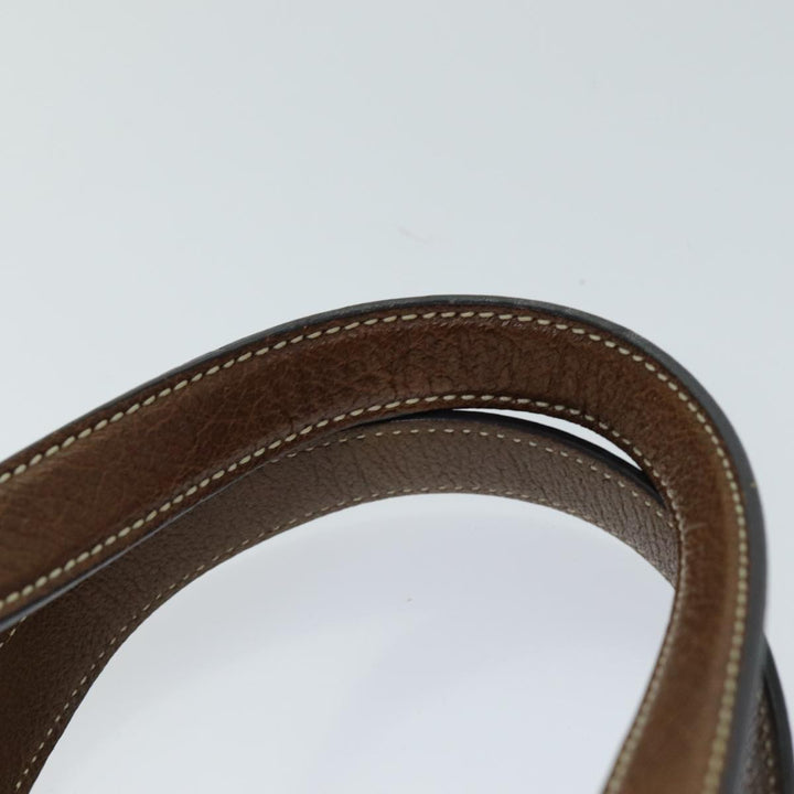 Celine Tote Bag Leather Brown Auth ep4230