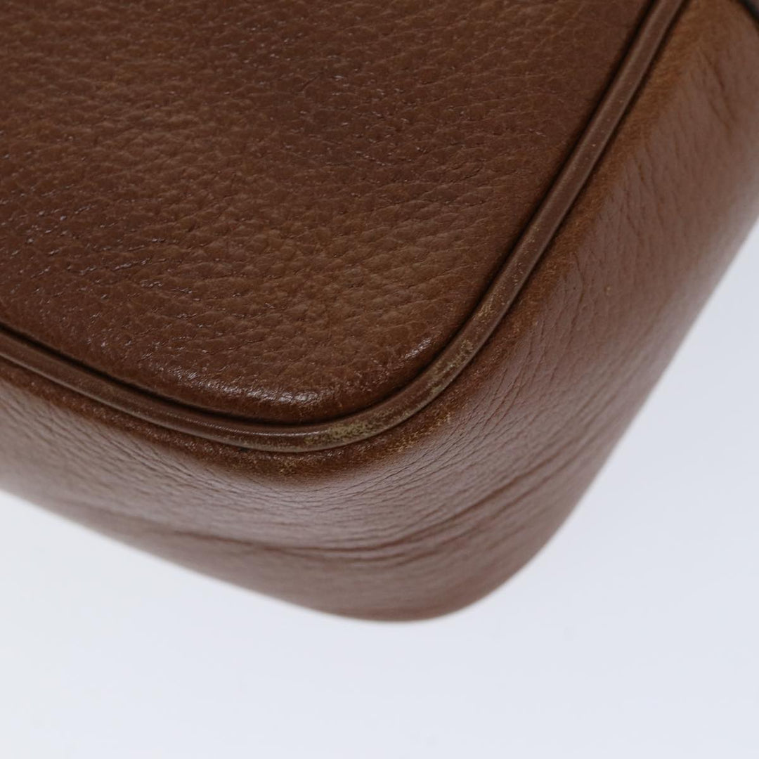 BurberrySs Shoulder Bag Leather Brown Auth ep4295