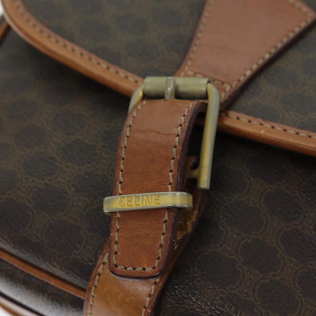 Celine Macadam Canvas Shoulder Bag Macadam Canvas Auth ep4296