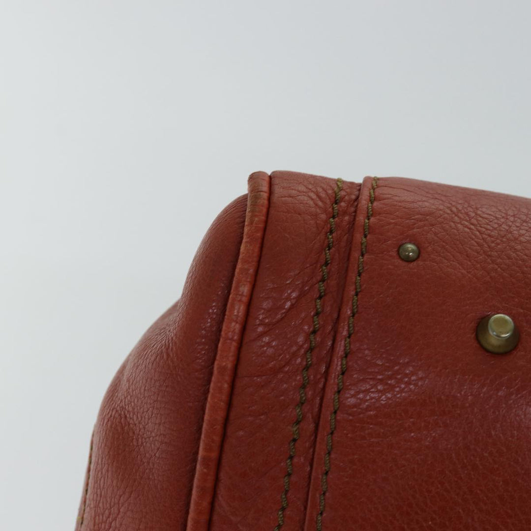 Chloe Paddington Hand Bag Leather Red ep4367