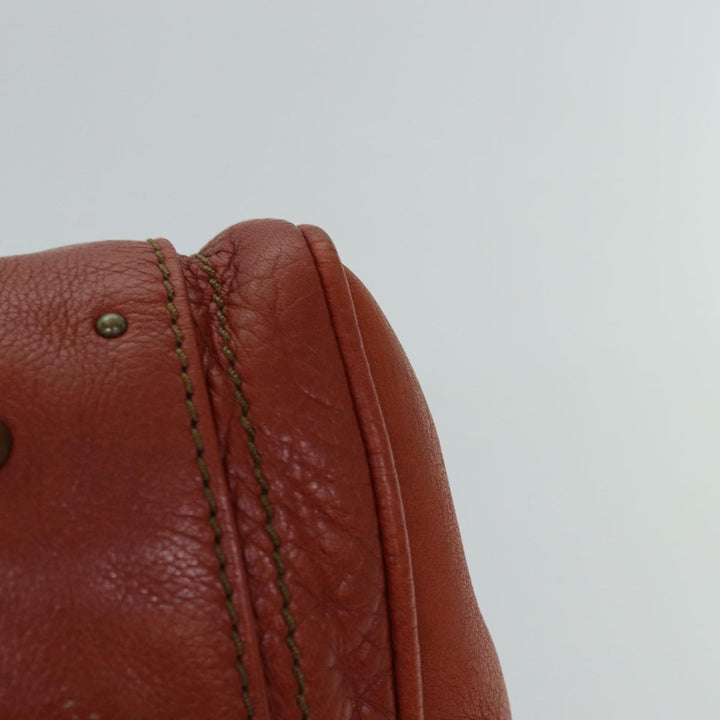 Chloe Paddington Hand Bag Leather Red ep4367