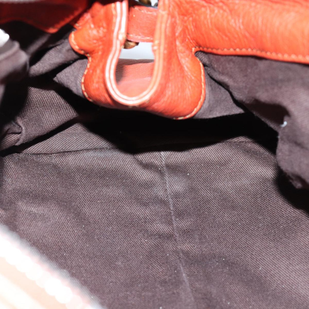 Chloe Paddington Hand Bag Leather Red ep4367