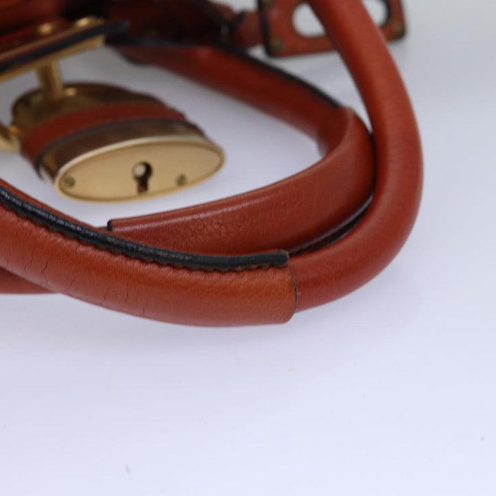 Chloe Paddington Hand Bag Leather Red ep4367