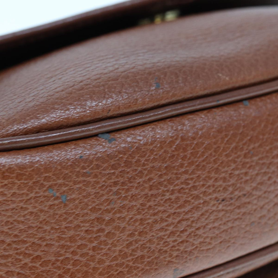 BurberrySs Shoulder Bag Leather Brown Auth ep4387