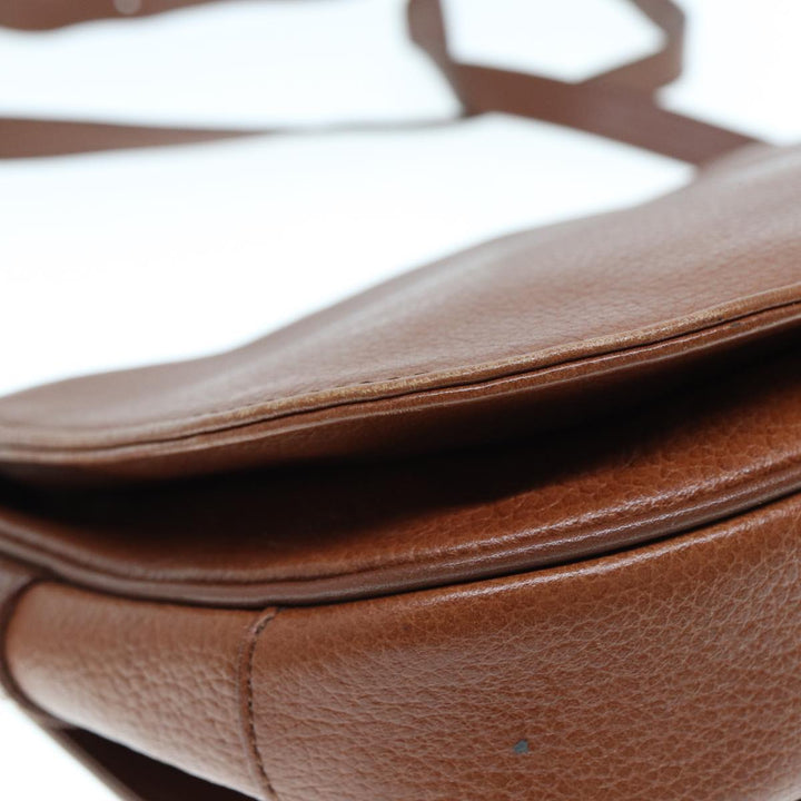 BurberrySs Shoulder Bag Leather Brown Auth ep4387