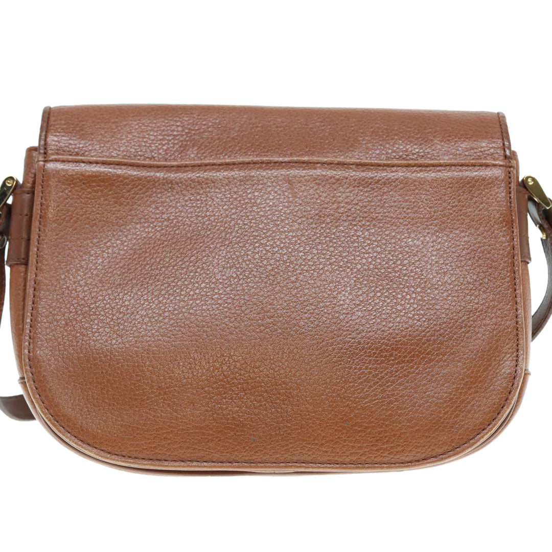 BurberrySs Shoulder Bag Leather Brown Auth ep4387