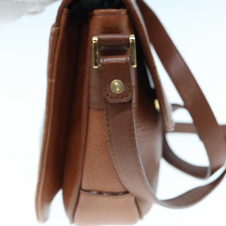 BurberrySs Shoulder Bag Leather Brown Auth ep4387