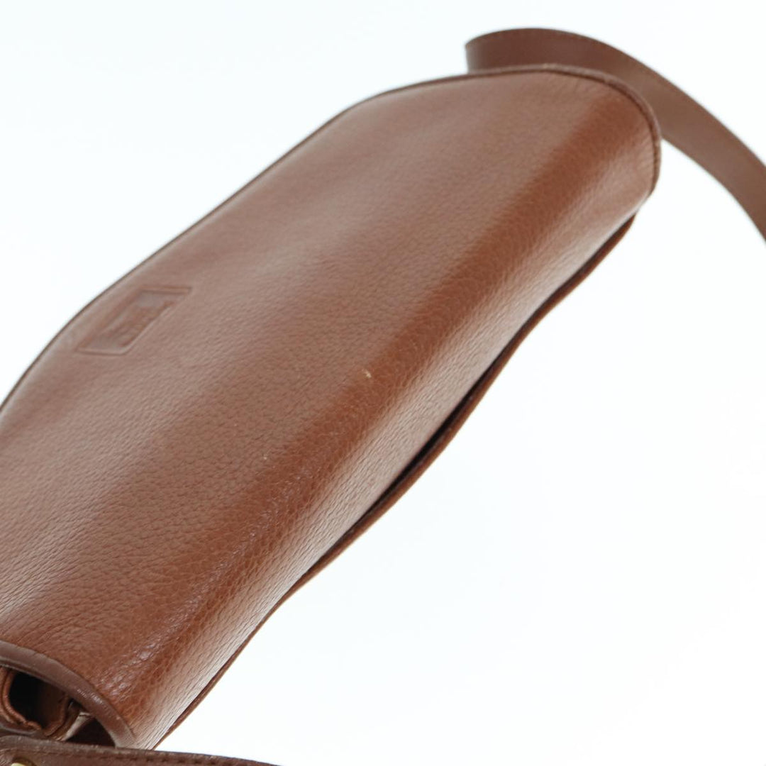 BurberrySs Shoulder Bag Leather Brown Auth ep4387