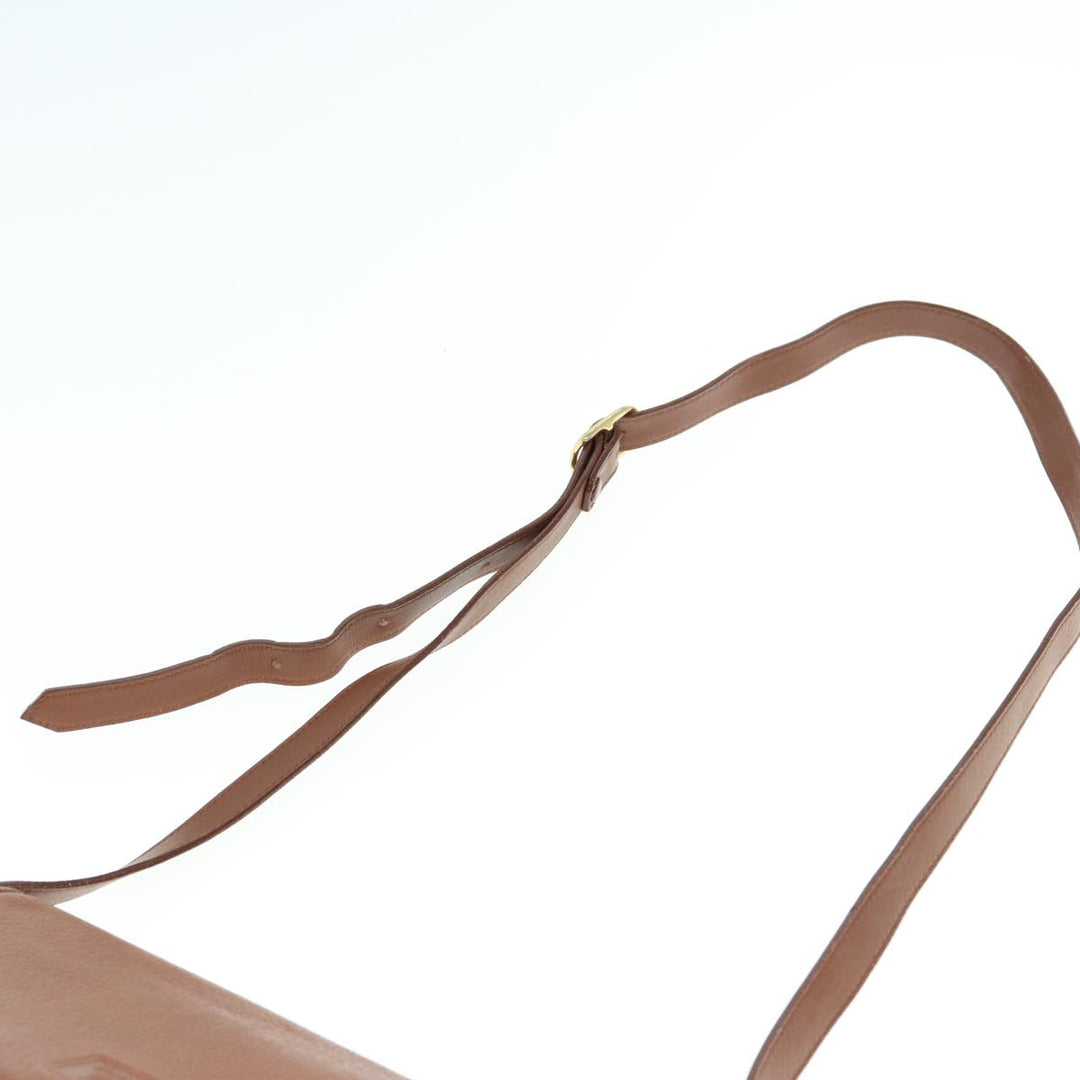 BurberrySs Shoulder Bag Leather Brown Auth ep4387