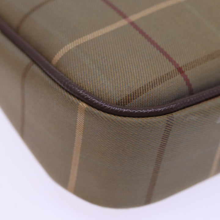 BurberrySs Nova Check Shoulder Bag Canvas Brown Auth ep4438