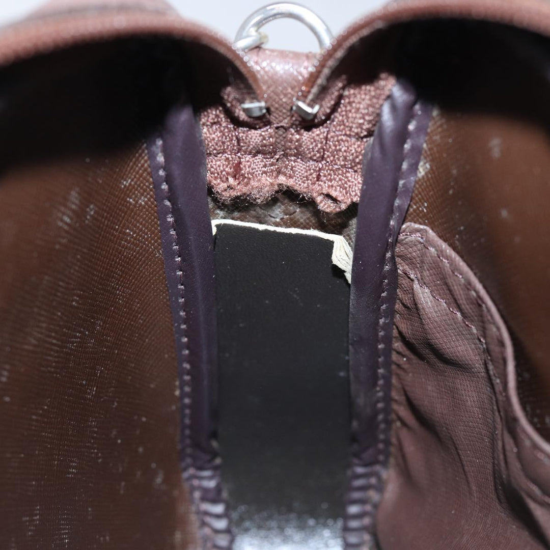 BurberrySs Nova Check Shoulder Bag Canvas Brown Auth ep4438