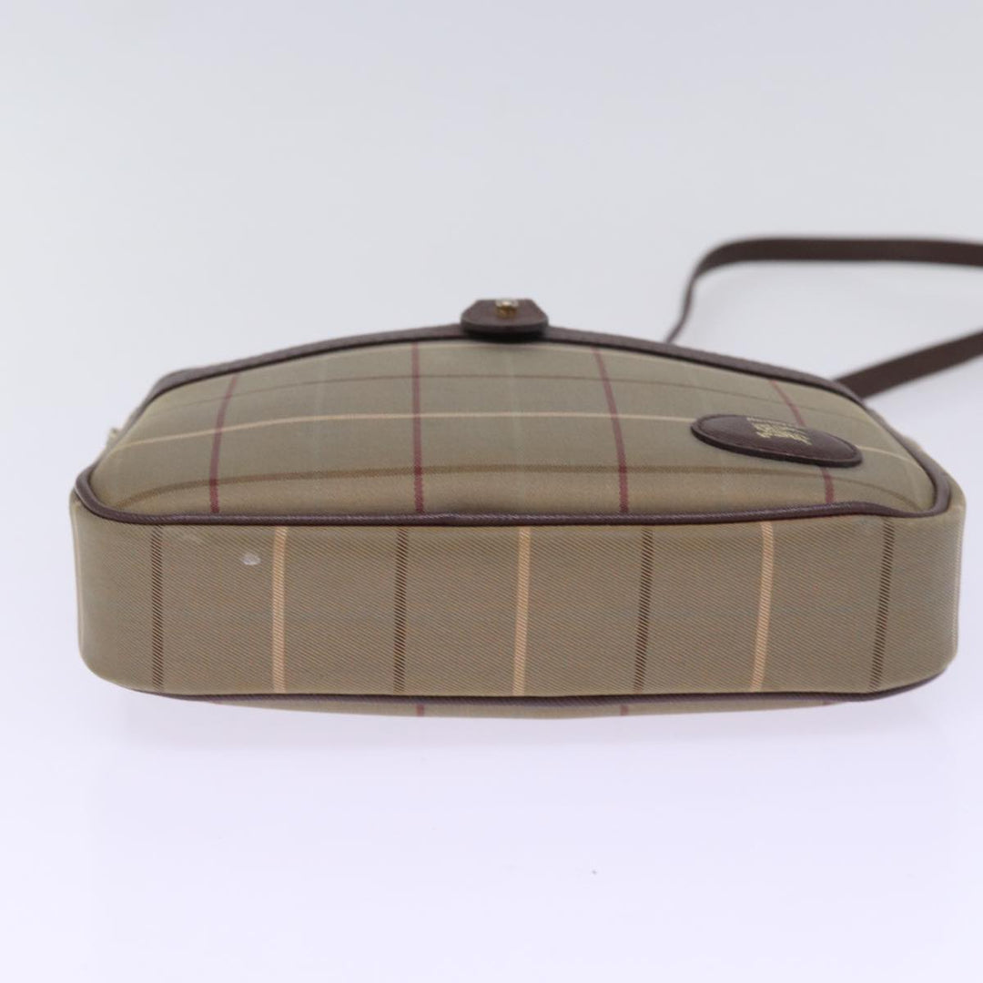 BurberrySs Nova Check Shoulder Bag Canvas Brown Auth ep4438