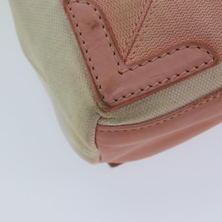 Top Quality Balenciaga Navy Cabas XS Hand Bag Canvas Pink Auth ep4480