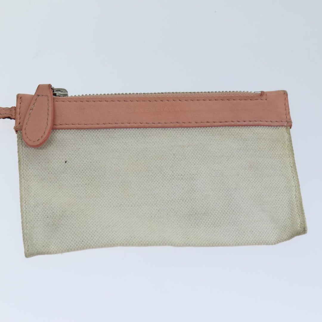 Top Quality Balenciaga Navy Cabas XS Hand Bag Canvas Pink Auth ep4480