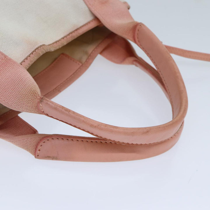 Top Quality Balenciaga Navy Cabas XS Hand Bag Canvas Pink Auth ep4480