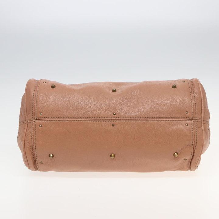 Chloe Paddington Hand Bag Leather Beige ep4629