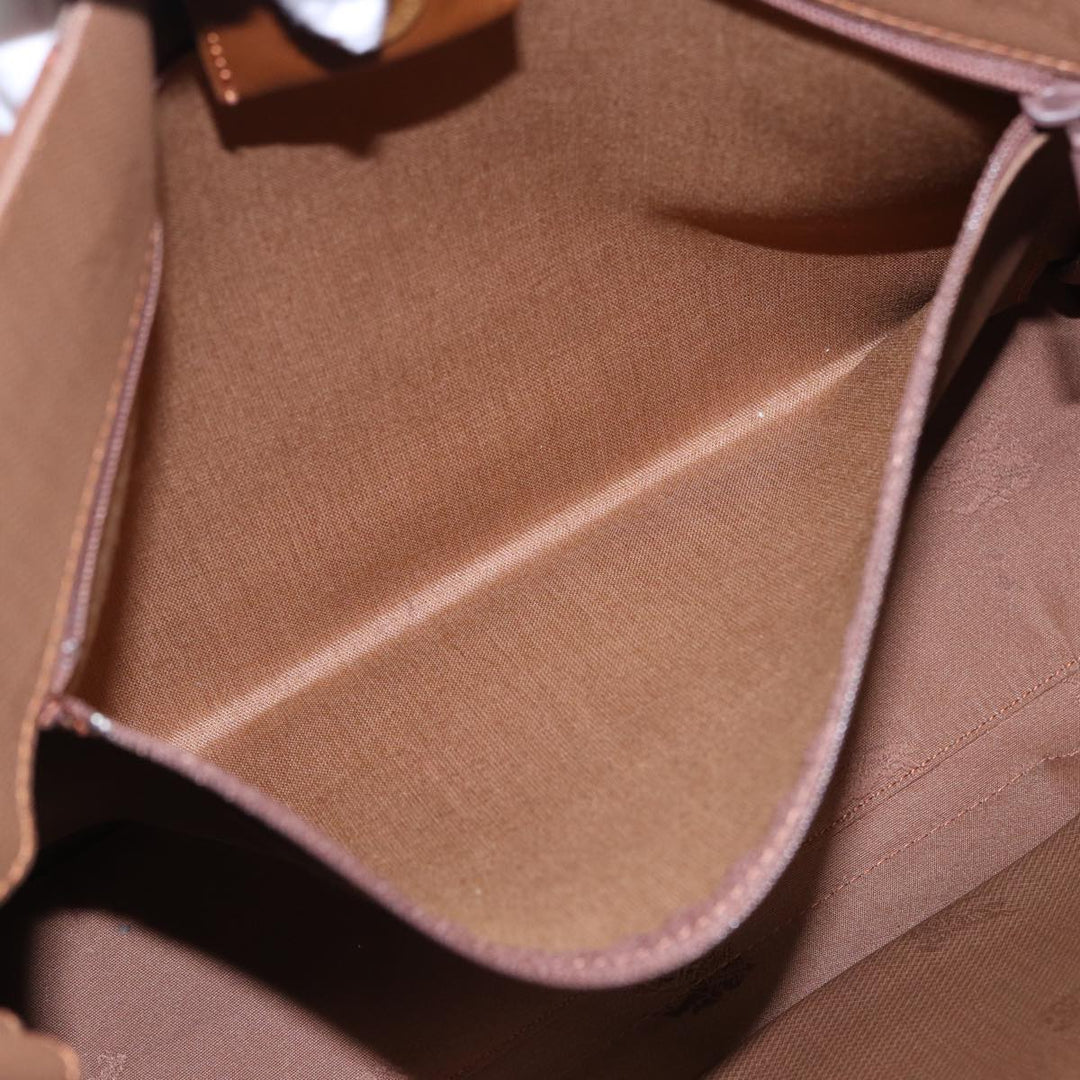BurberrySs Nova Check Tote Bag Canvas Beige Auth ep4723