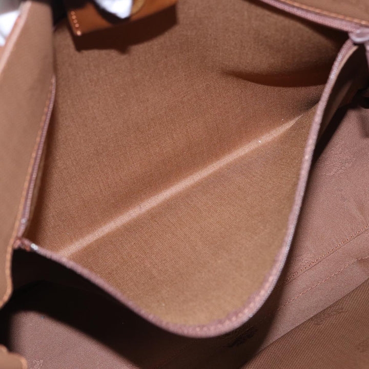 BurberrySs Nova Check Tote Bag Canvas Beige Auth ep4723