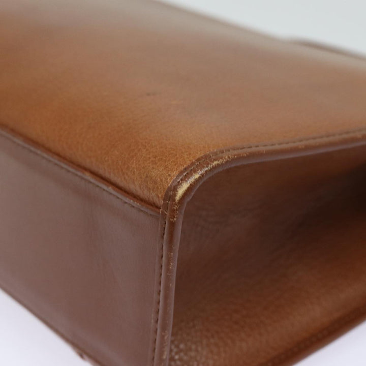 BurberrySs Hand Bag Leather 2way Brown Auth ep4729
