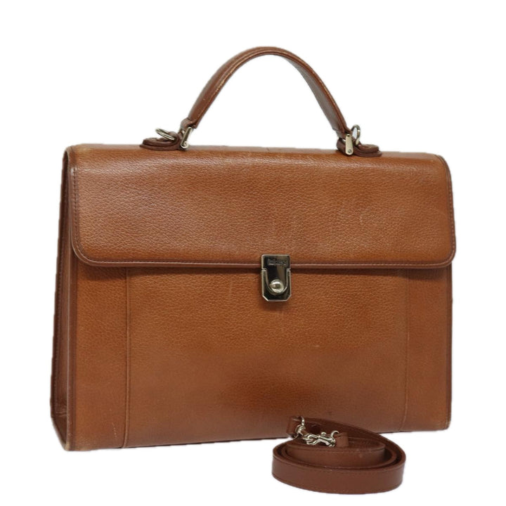 BurberrySs Hand Bag Leather 2way Brown Auth ep4729
