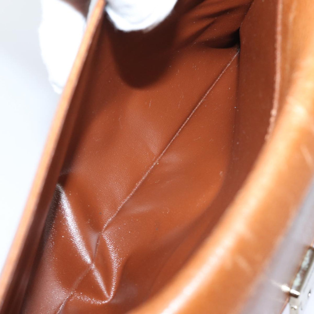 BurberrySs Hand Bag Leather 2way Brown Auth ep4729