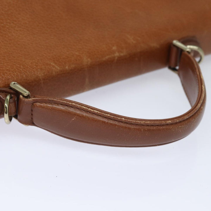 BurberrySs Hand Bag Leather 2way Brown Auth ep4729