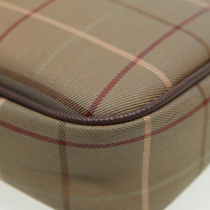 BurberrySs Nova Check Shoulder Bag Canvas Beige Auth ep4737