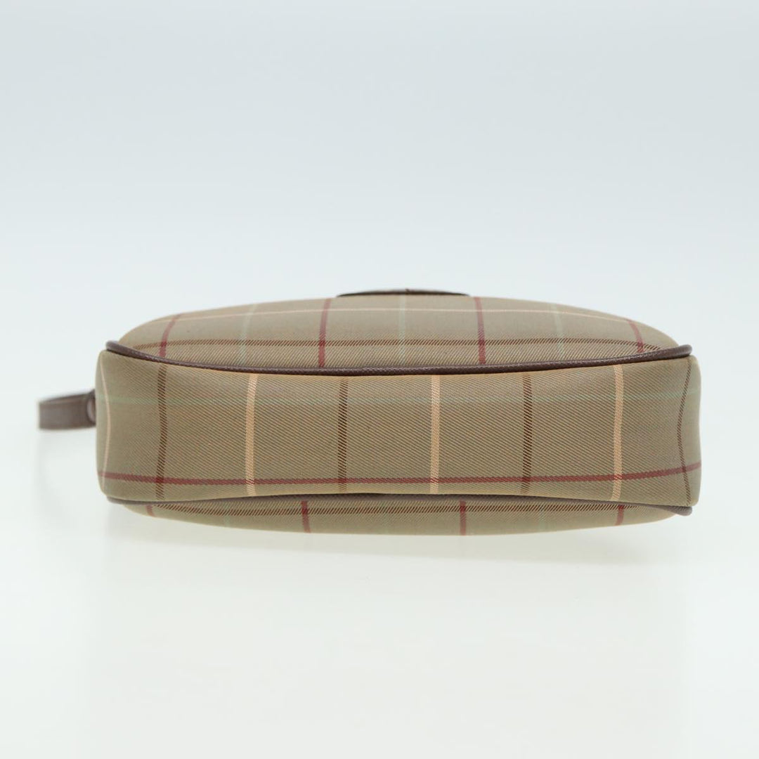 BurberrySs Nova Check Shoulder Bag Canvas Beige Auth ep4737