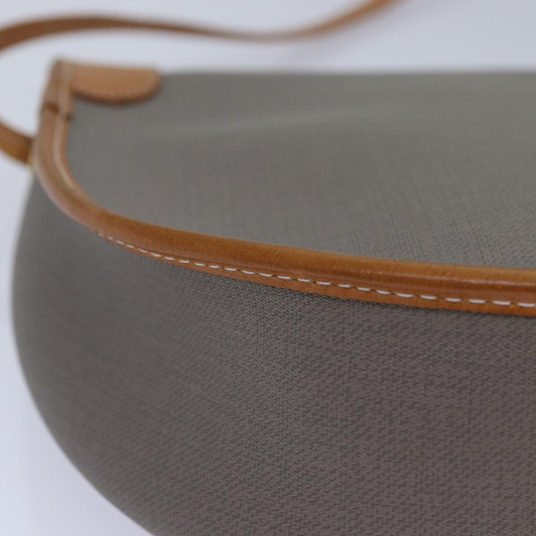 CHRISTIAN Top quality Dior Shoulder Bag PVC Gray Auth ep4807