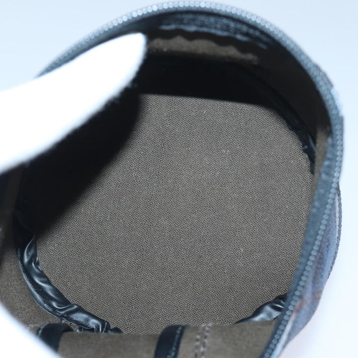 BurberrySs Nova Check Vanity Cosmetic Pouch PVC Leather Blue Auth ep4900