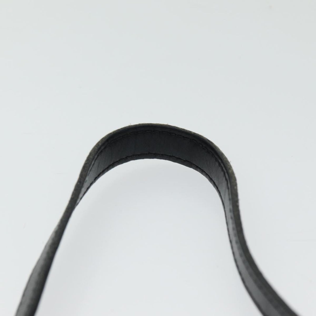 Celine C Macadam Canvas Shoulder Bag Black Auth ep4932