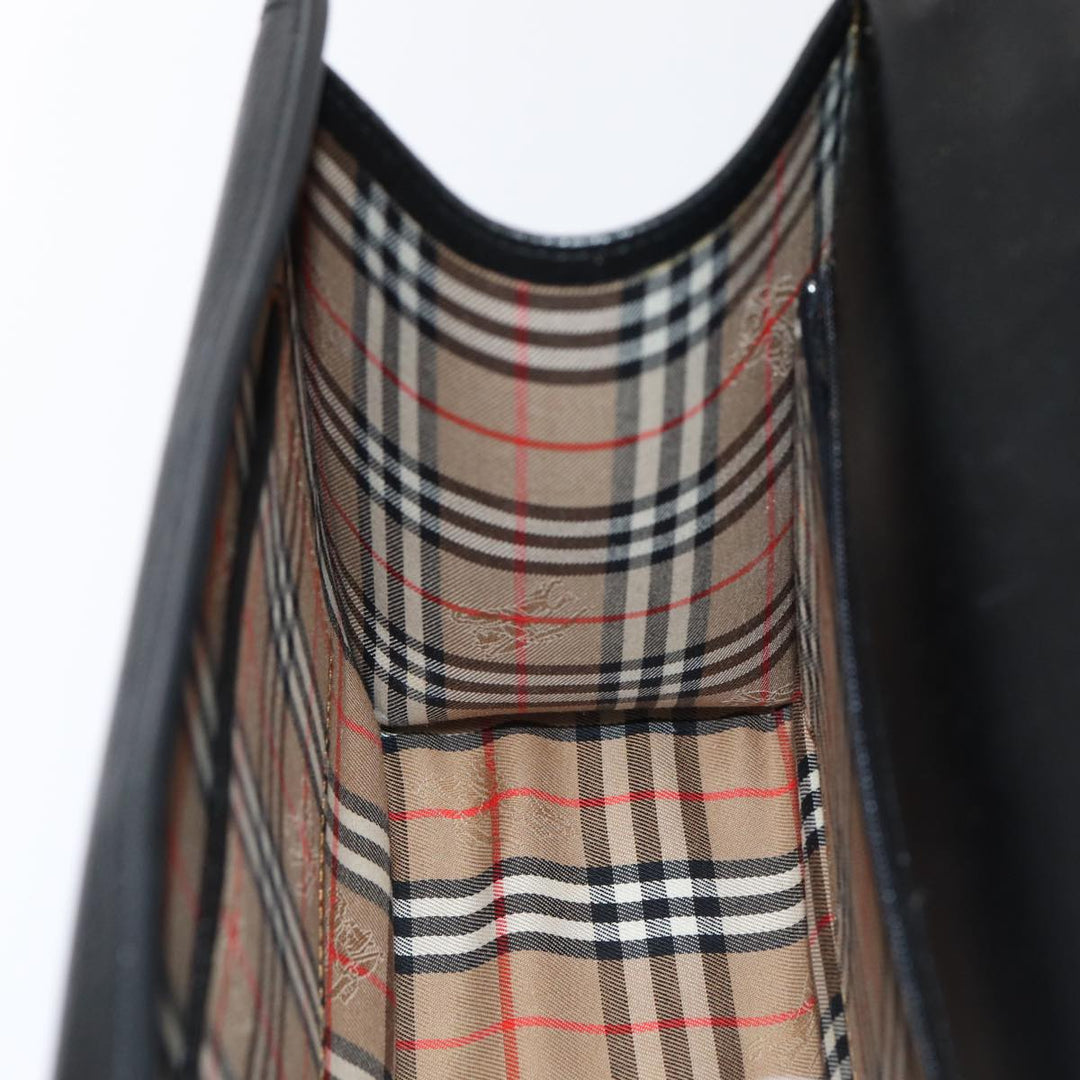 Top Quality BURBERRYSs Hand Bag Leather 2way Black Auth ep4940