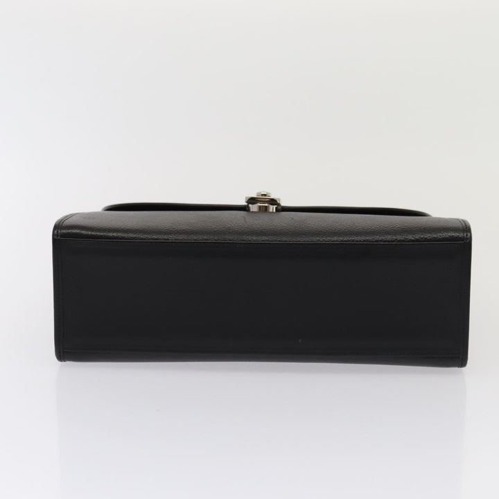 BurberrySs Hand Bag Leather 2way Black Auth ep4940