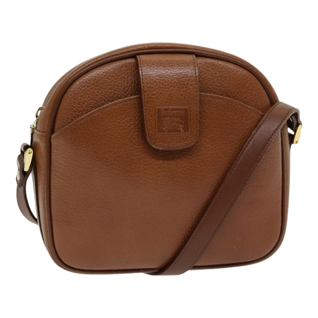 BurberrySs Shoulder Bag Leather Brown Auth ep5049