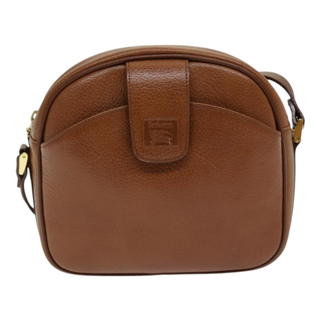BurberrySs Shoulder Bag Leather Brown Auth ep5049