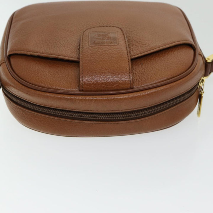 BurberrySs Shoulder Bag Leather Brown Auth ep5049