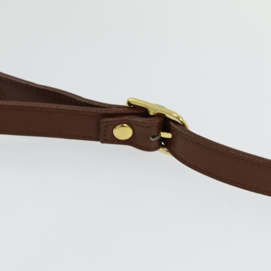 BurberrySs Shoulder Bag Leather Brown Auth ep5049