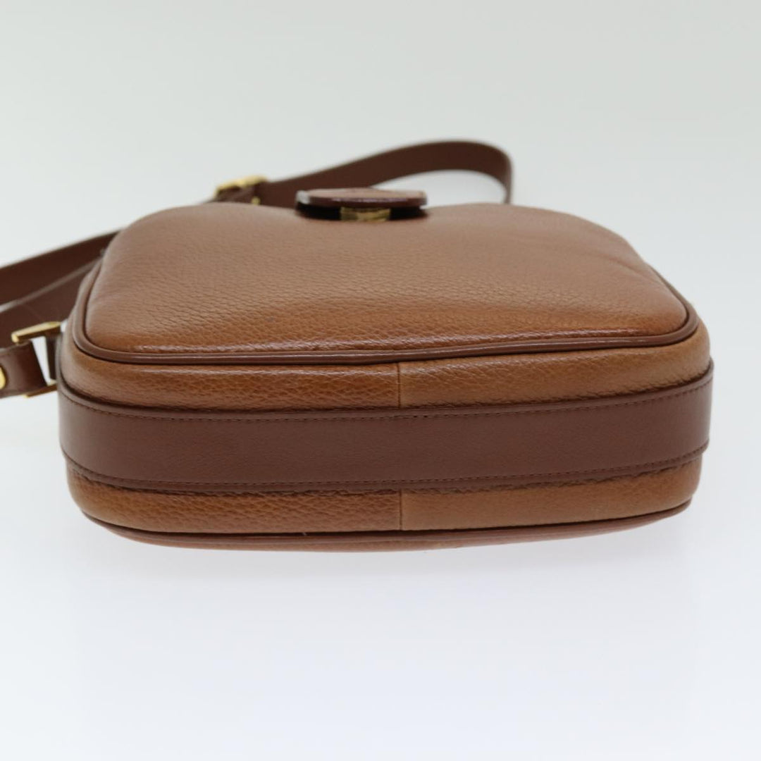 BurberrySs Shoulder Bag Leather Brown Auth ep5049
