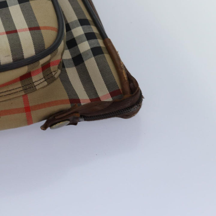 BurberrySs Nova Check Garment Cover Canvas Beige Brown Auth ep5154