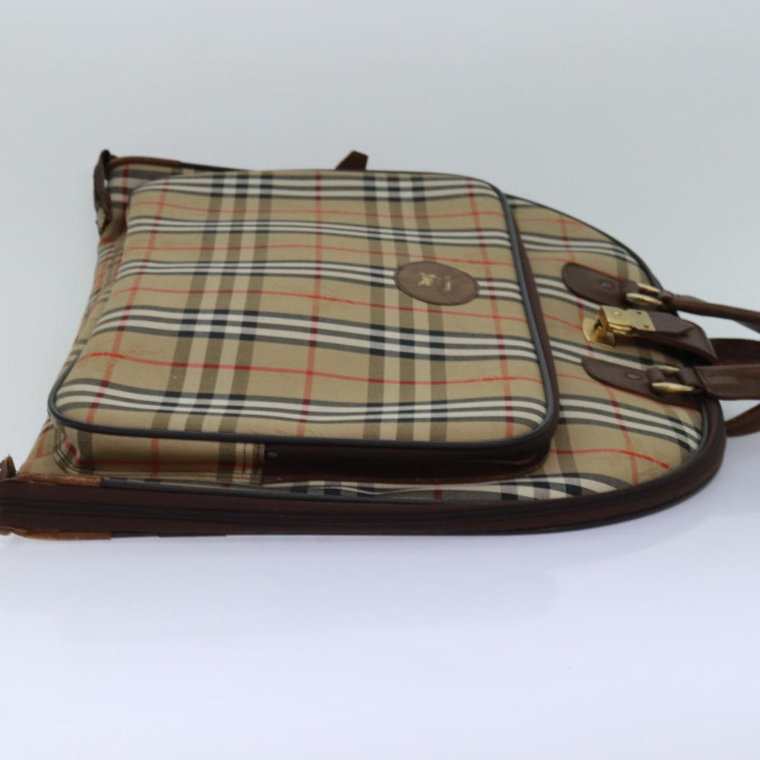 BurberrySs Nova Check Garment Cover Canvas Beige Brown Auth ep5154