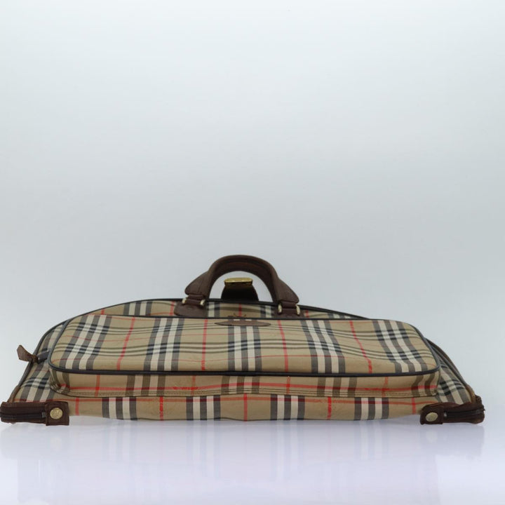 BurberrySs Nova Check Garment Cover Canvas Beige Brown Auth ep5154