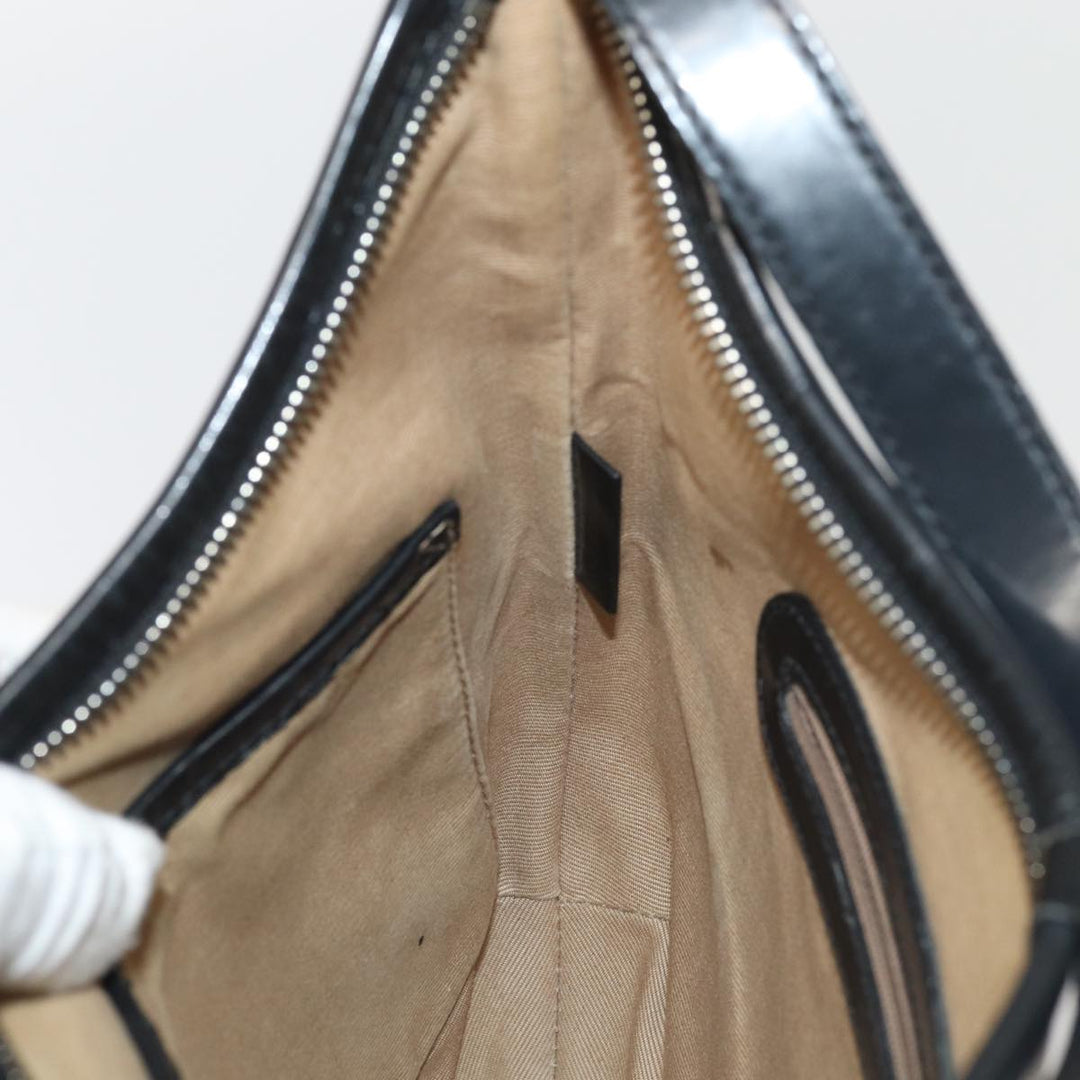 Burberry Nova Check Shoulder Bag PVC Beige Silver Auth ep5325