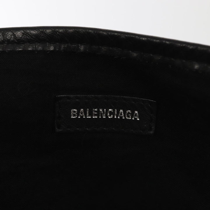 Top Quality Balenciaga Cabas Hand Bag Canvas Silver White Auth ep5384